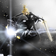 Картинка saber аниме fate zero stay night
