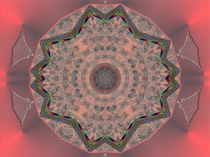 Картинка 3д графика fractal фракталы узор фон