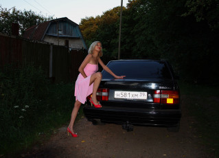 Картинка автомобили авто девушками