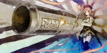 Картинка аниме mahou shoujo madoka magika tomoe mami magica