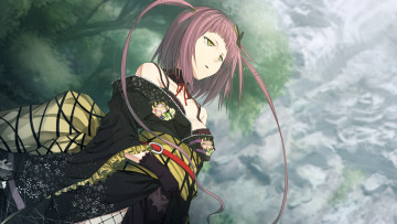 Картинка аниме monobeno девушка