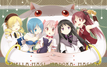 Картинка аниме mahou shoujo madoka magika
