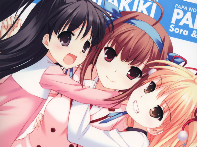 Обои картинки фото аниме, papa, no, iukoto, kikinasai, o