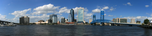 Обои картинки фото jacksonville, florida, города, панорамы