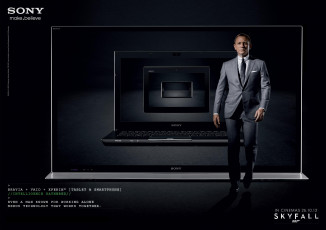 Картинка sony бренды daniel craig компьютер ноутбук