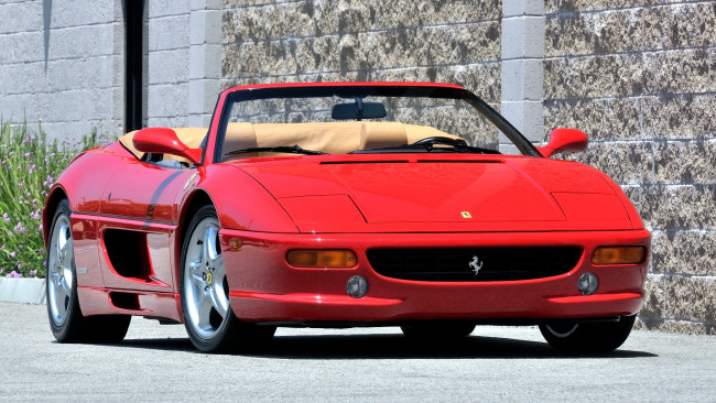 Обои картинки фото ferrari, 355, автомобили, спортивные, гоночные, s, p, a, италия
