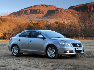 Картинка автомобили suzuki kizashi серый za-spec