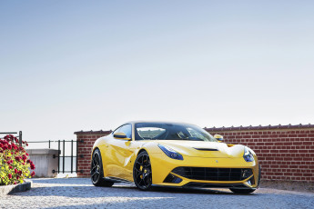 Картинка 2013+ferrari+f12+berlinetta+ novitec автомобили ferrari желтый металлик berlinetta