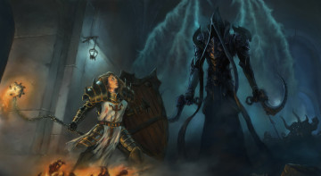 Картинка diablo+3 видео+игры diablo+iii доспехи воин