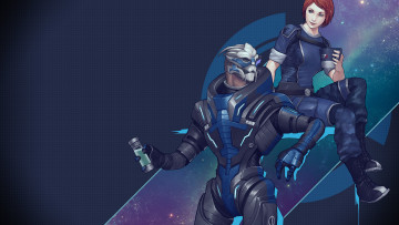 Картинка видео+игры mass+effect+3 инопланетянин девушка