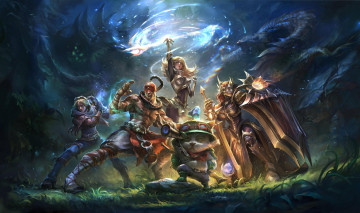Картинка видео+игры league+of+legends teemo leona lux lol moba art ezreal lee sin teambuilder league of legends