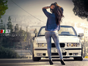 Картинка автомобили -авто+с+девушками bmw