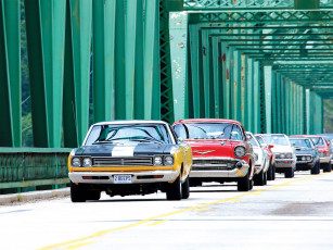 Картинка автомобили выставки+и+уличные+фото belair chevrolet plymouth roadrunner