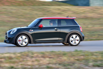 обоя автомобили, mini, john, темный, 2015г, f56, works, cooper