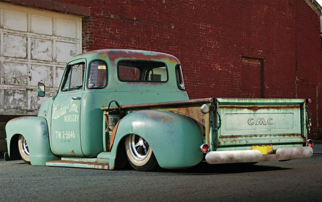 Обои картинки фото автомобили, custom pick-up, gmc