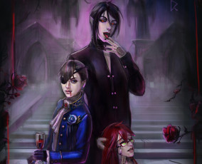 Картинка аниме kuroshitsuji себастьян гриель сиель