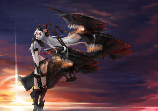 Картинка аниме kantai+collection оружие девушка