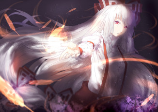 Картинка аниме touhou девушка тоухоу