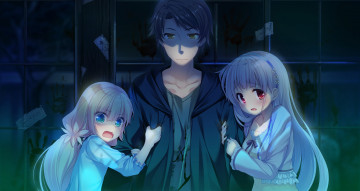 Картинка аниме unknown +другое взгляд фон девушки