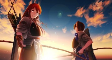 Картинка аниме kantai+collection фон взгляд девушки