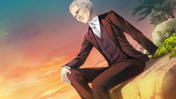 Картинка аниме boku+no+hitori+sensou мужчина