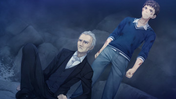 Картинка аниме boku+no+hitori+sensou мужчина парень