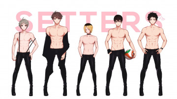 Картинка аниме haikyuu kageyama tobio akaashi keiji sugawara koushi сексики волейбол oikawa tooru kozume kenma парни арт