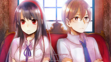 Картинка аниме kimi+to+boku девушка парень