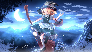 Картинка аниме touhou девочка
