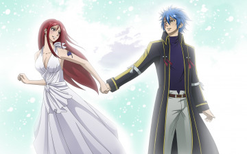 Картинка аниме fairy+tail хвочт феи девушка парень