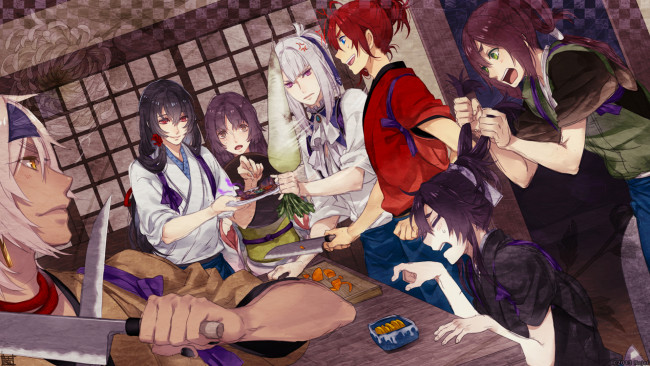 Обои картинки фото ken ga kimi, аниме, оружие,  техника,  технологии, парни