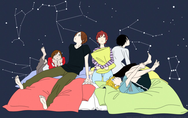 Обои картинки фото аниме, kimi to boku, парни