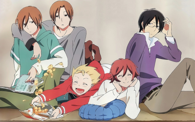 Обои картинки фото аниме, kimi to boku, парни