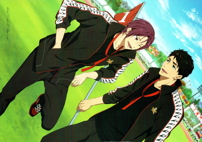 Обои картинки фото аниме, free, рин, соске