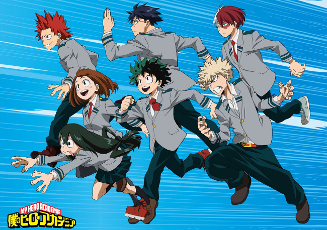Обои картинки фото boku no hero academia, аниме, персонажи