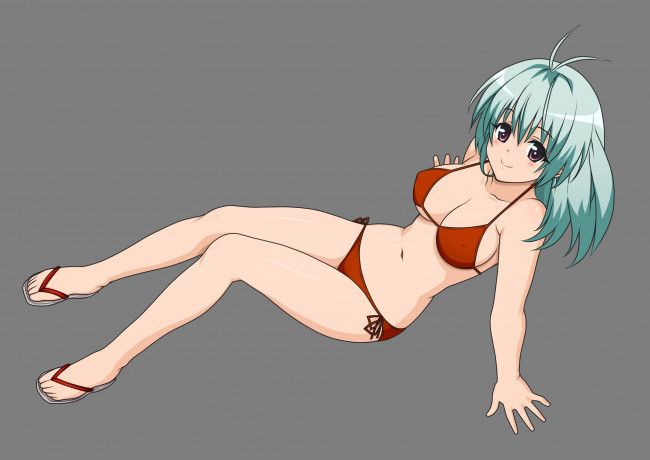 Обои картинки фото аниме, to love ru, девушка, взгляд, фон