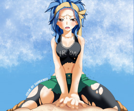 Картинка аниме fairy+tail леви