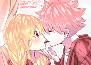 Картинка аниме fairy+tail пара