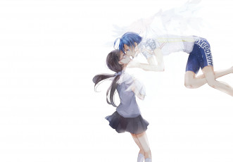 Картинка аниме yowamushi+pedal пара