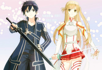 Картинка аниме sword+art+online фон взгляд девушка