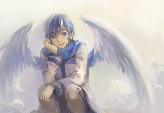 Картинка аниме vocaloid kaito