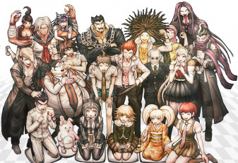 Картинка аниме danganronpa парни