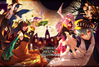 Картинка аниме vocaloid хеллоуин
