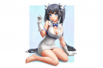 Картинка аниме danmachi гестия