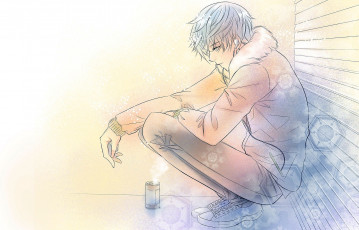 Картинка аниме vocaloid kaito