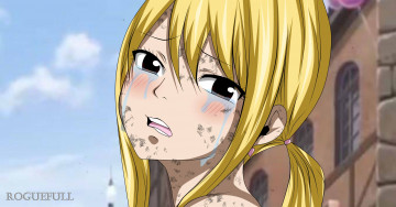 Картинка аниме fairy+tail фон взгляд девушка