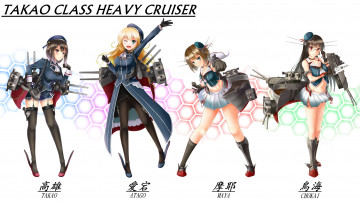 Картинка аниме kantai+collection фон взгляд девушки