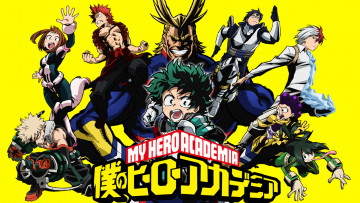 Картинка аниме boku+no+hero+academia герои