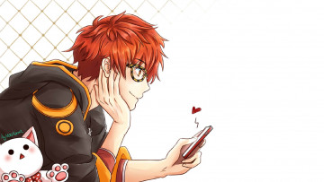 Картинка аниме mystic+messenger парень