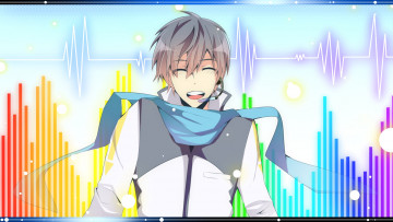 Картинка аниме vocaloid kaito